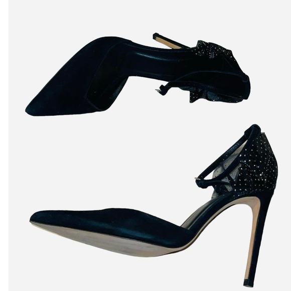 IRO Paris Quincia D’Orsay Suede and Tulle Pumps size 40 - Picture 7 of 12